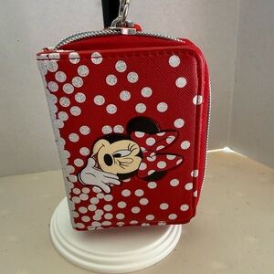 Disney Minnie Mouse Red and White Polka Dot Wallet